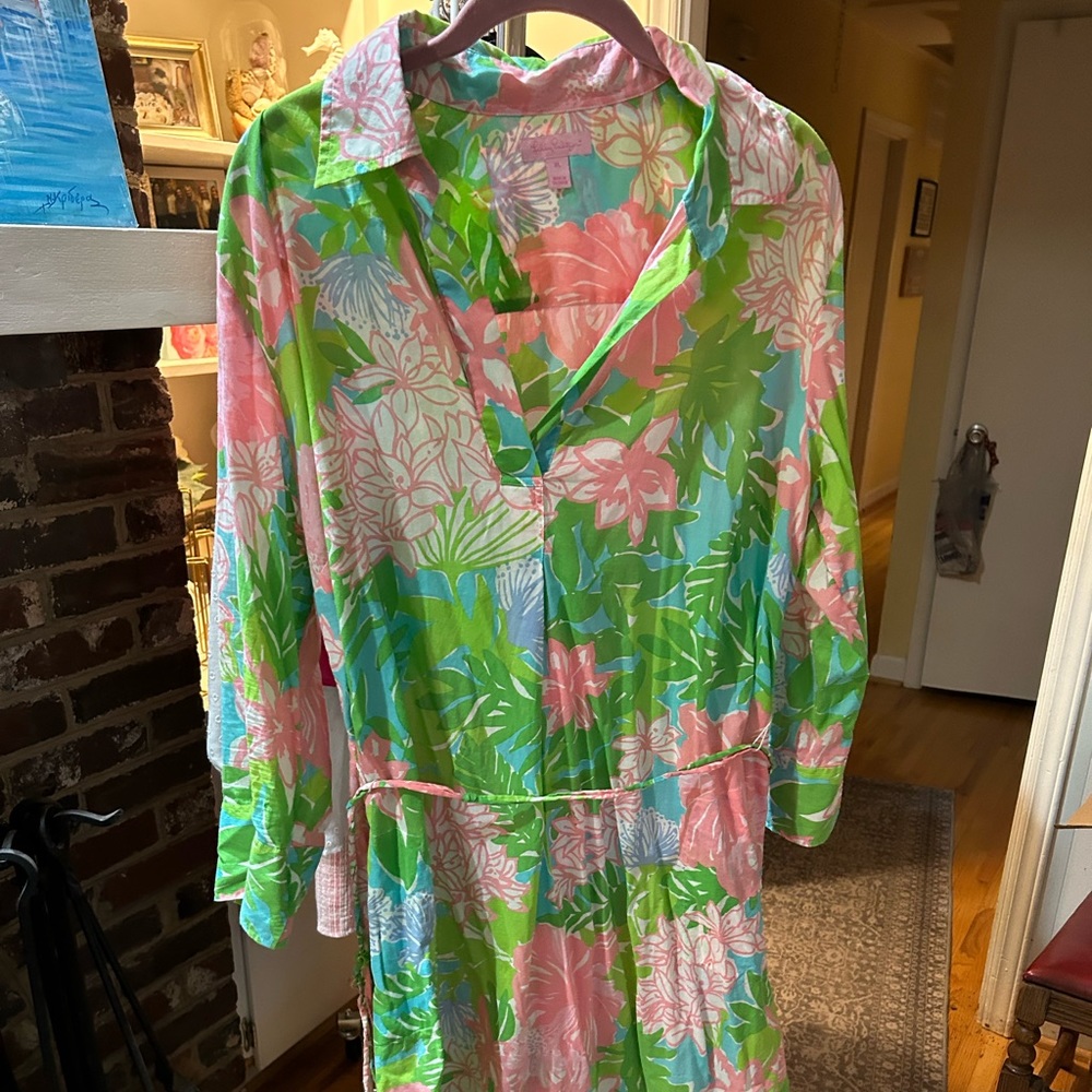 Lilly Pulitzer Multi colored shirt dress